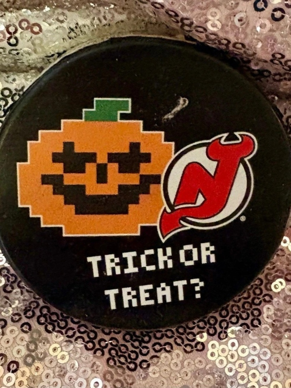 New Jersey Devils Limited Edition Trick or Treat pin